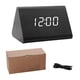 thumbnail image 2 of Reloj Digital Despertador Triangular Negro, 2 of 3