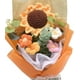 thumbnail image 5 of Ramo De Flores A Crochet Con Girasol Margaritas Bouquet - color naranja. Regalos florales tejidos a mano, 5 of 5