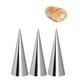 thumbnail image 3 of 12 conos de acero inoxidable para hornear, moldes de cuerno para crema pastelera, moldes de cuerno para rollos de repostería, moldes de bobina grande de Dinamarca (tamaño grande), 3 of 5