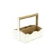 thumbnail image 1 of Soporte de madera para utensilios de jardín Cheung's FP-3685W, blanco, 1 of 6