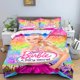 thumbnail image 1 of Barbie Princess Pink Fashion Bedding Set 3D Printing Home Decoration Pillowcase Quilt Cover Cute Gift To Family and Friends Bed Sheets, 1 of 5