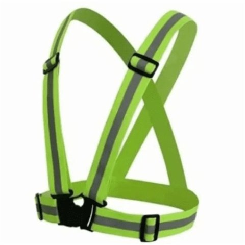 Genérico - Arnés Elástico Con Reflectante Ajustable Bicicleta Running