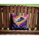 thumbnail image 2 of Almohada Decorativa Violetas Coloridas 14 X 14, 2 of 6