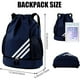 thumbnail image 3 of Mochilas Deportivas, Diseño De Boca De Haz, Impermeable, Gran Capacidad, Correas Ajustables Para Caminar, Nadar, Fitness Baloncesto, 3 of 6