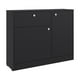 thumbnail image 1 of Comoda 2 Puertas 80X100X30,2 Cm Negro, 1 of 3