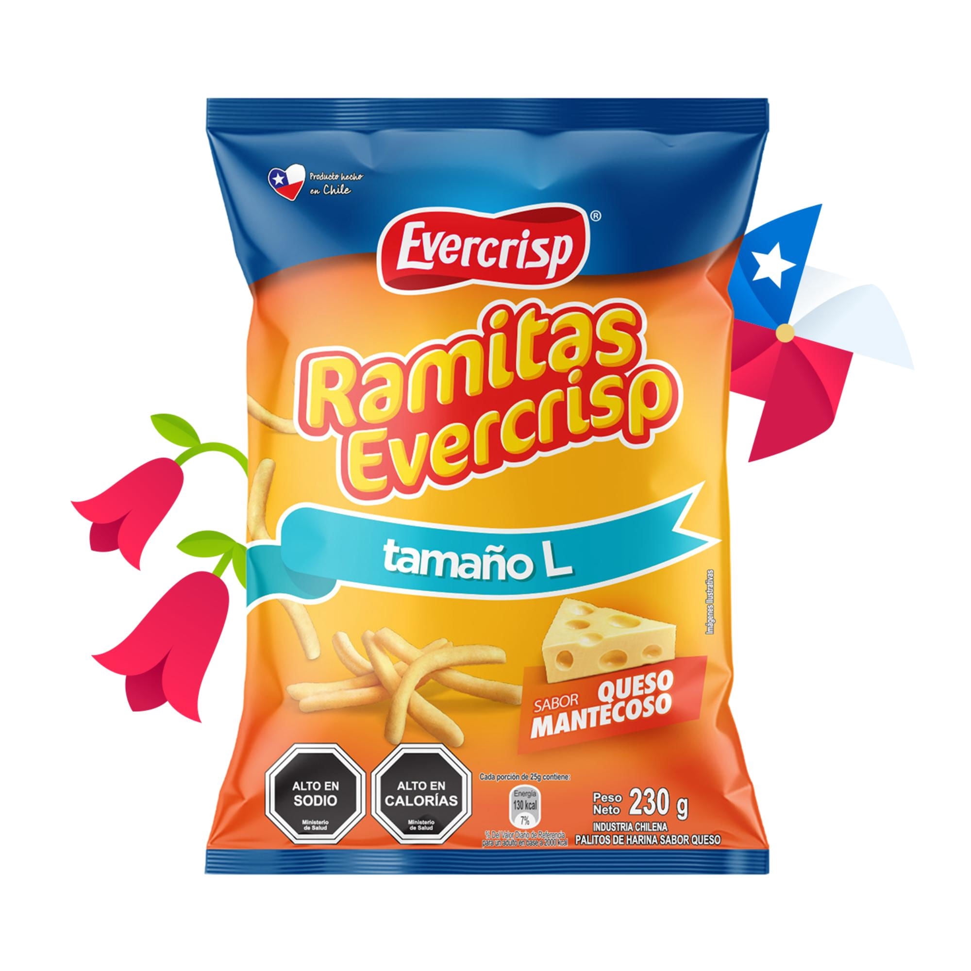 Ramitas Queso 230 g Evercrisp