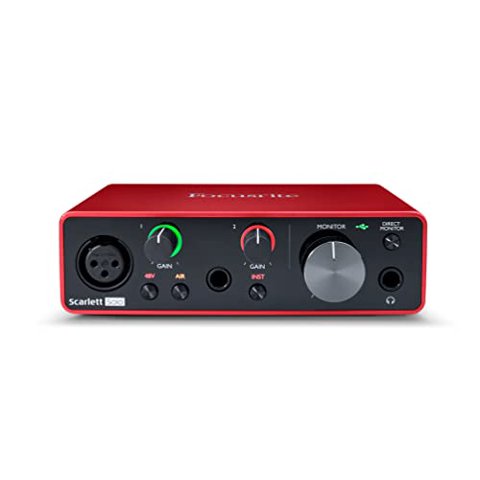 Interfaz De Audio Usb Focusrite Scarlett Solo 3.ª Generación