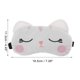 thumbnail image 4 of Unique Bargains 1 Pc Máscara de Sueño de Ojos de Gato Lindo Cubierta Suave para Descanso para Viaje Blanco, 4 of 6