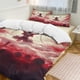 thumbnail image 1 of Attack on Titan Anime Home Bed 3-piece Set Classic Japanese Anime Polyester Wash Student Dormitory Set, 1 of 5