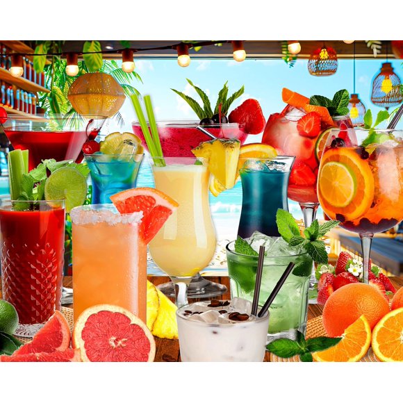 Rompecabezas Springbok Summer Sips 1000 piezas para adultos