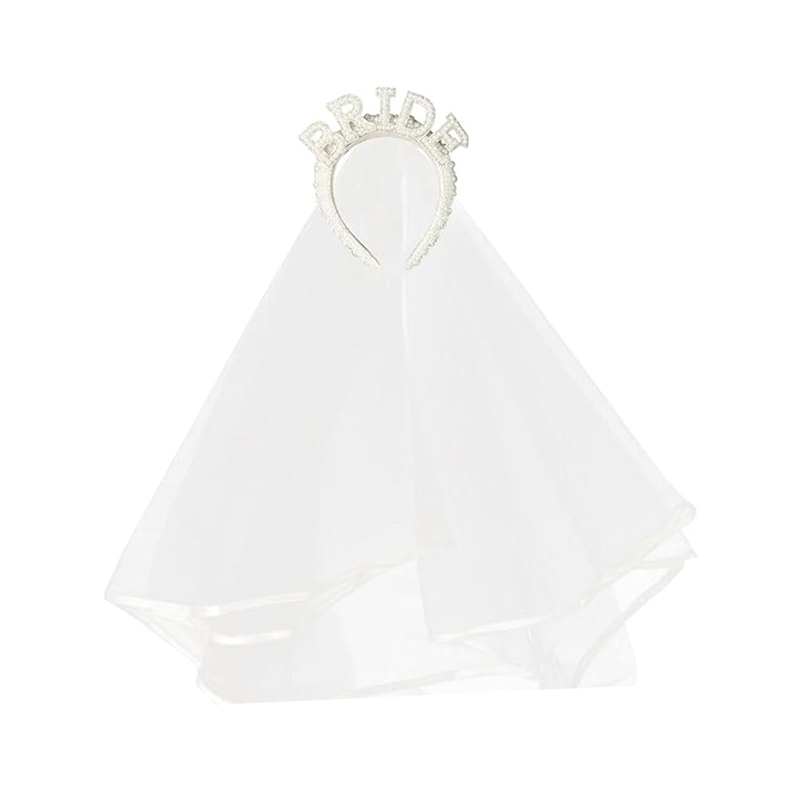 Bothyi - Diadema De Novia Con Velo, Tocado De Novia Para Boda, Despedida De Soltera, Graduación