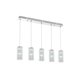 thumbnail image 4 of Lámpara colgante LED Elegant Lighting Aston 102 cm – Cromo, 4 of 9