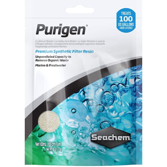 Resina de filtración Seachem Indoor Purigen 100 ml para agua dulce y salada
