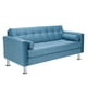 thumbnail image 2 of Sofa Retro 3c Felpa 12 Azul Petroleo, 2 of 6