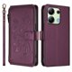 thumbnail image 2 of Funda Cartera Mariposa para [Xiaomi Redmi Note 13 4G] con Soporte y Cremallera Violeta, 2 of 6