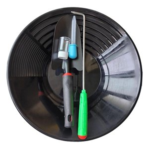 Magideal - Kit De Batea De Oro Herramienta De Recolección Aguas Agitadas Diferentes Rápidos Equipo Para Exteriores Herramienta De Prospección Separación Efectiva Negro
