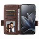 thumbnail image 4 of Funda Cartera para Motorola X70 Air Tapa Flip con Ranuras y Soporte Marrón, 4 of 5