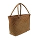 thumbnail image 2 of Bolsa Tejida De Ratán Rural Bolsas De Dulces Con Flores Para Parque Senderismo Al Aire Libre 34x14x21CM, 2 of 5