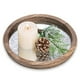 thumbnail image 1 of Bandeja Decorativa Redonda De Madera, 1 of 2