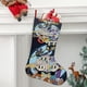 thumbnail image 2 of Cuphead Tema: Calcetines de Navidad, fino lino blanco para colgar en escaleras y chimenea, decoración navideña para el hogar, regalo de Navidad. 45cm × 32cm, 2 of 5
