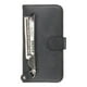 thumbnail image 2 of Funda con Cremallera para Samsung Galaxy Note 8, Carcasa Cartera de Cuero PU con Soporte y Tarjetero, 2 of 5