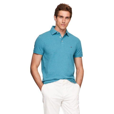 Polo Tommy Hilfiger 1985 Slim De Manga Corta Para Hombre