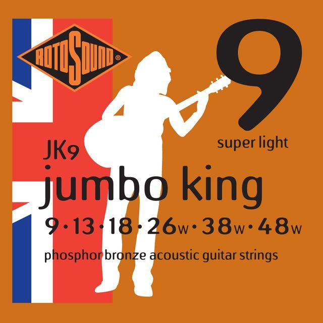 Set Guitarra Electroacústica Rotosound Jk9 (Jumbo King)