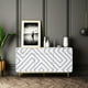 thumbnail image 1 of 1pc Modern Geometry Stripe Removable Self-Adhesive Wallpaper, Black And White, Peel And Stick, Vinyl Film, Decorative Wall Covering, 1 of 2