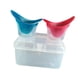 thumbnail image 5 of 3 Piezas Copa de Lavado Ocular Vaso de Enjuague Herramienta de Limpieza Kit de Baño Ocular de Silicona Suave con Contenedor Portátil Adecuado para Ho Rojo y azul, 5 of 5
