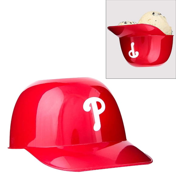Casco de bateo oficial de la MLB Snack Bowl Rawlings, 24 unidades de los Philadelphia Phillies