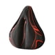 thumbnail image 3 of Cojín de Sillín de Bicicleta Acolchado Suave de Repuesto para Sillín de Bicicleta, Cojín para Asiento de Bicicleta para Ciclismo en Interiores Y Exter Negro Rojo, 3 of 5