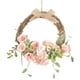 thumbnail image 1 of Guirnalda De Flores De Aro De Ratán Primavera Puerta Delantera Guirnalda Decoración Rosa, 1 of 5