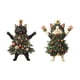 thumbnail image 2 of Adorno Para árbol De Navidad Con Forma De Gato, Plano, 2D, Bonito Adorno Navideño Para Pared, Familiar, 2 of 5