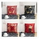 thumbnail image 1 of 4pcs Funda De Cojín De Sofá De Navidad Decoración Surtida Negro, 1 of 1