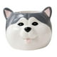 thumbnail image 3 of Maceta De Cerámica Con Forma De Perro De Dibujos Animados, Maceta Para Decorar La Entrada, Husky, 3 of 5