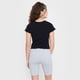 thumbnail image 2 of Polera Niña Teen MC Rib Full Negro Corona, 2 of 5