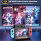 thumbnail image 3 of Base multifuncional para Nintendo Switch/Switch OLED - Centro de carga con salida HDMI 4K Capacidad para 4 Joycons y 2 mandos Pro + 8 tarjetas de juego Carga rápida 95W PD-Negro, 3 of 5