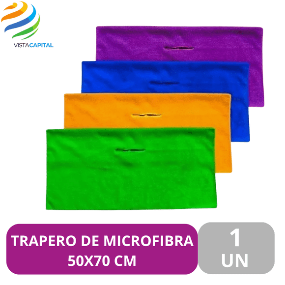 Trapero Microfibra con ojal 50x70 Unidad