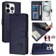 thumbnail image 1 of Funda tipo cartera FOXDOCK para iPhone 15 pro con soporte, ranuras, RFID, diseño de gato, 1 of 5