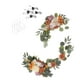 thumbnail image 2 of Guirnalda De Flores De Arco Colgante Para Boda, 2 Uds., Para Cenador De Puerta Delantera De Boda, Naranja, 2 of 3
