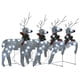 thumbnail image 4 of Renos Navideños Con 80 Led Plateados 4 Unidades Para Interiores Y Exteriores, 4 of 9