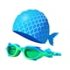 thumbnail image 3 of Gafas De Natación De Sirena Con Gorro Ajustable Para Niños Y Niñas, Color Verde, 3 of 5