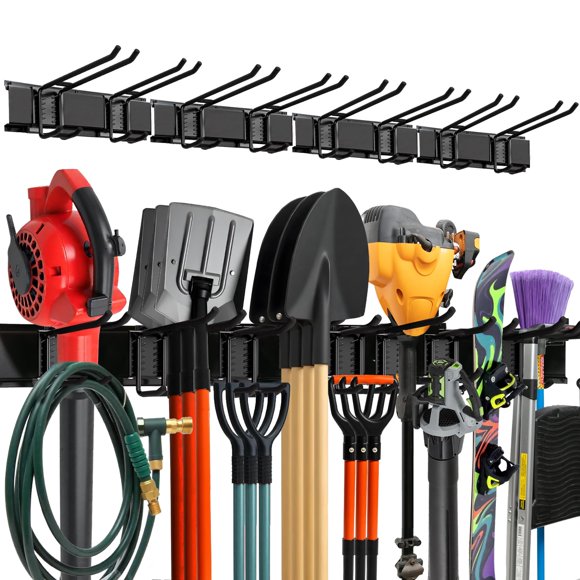 Organizador de pared para garaje TIDYME 64, estante de almacenamiento de herramientas pesadas