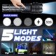 thumbnail image 3 of Linterna HMFREE de alta luminosidad recargable de 1000000lm a prueba de agua, 3 of 9