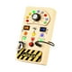 thumbnail image 2 of LED Busy Board Tablero Sensorial De Madera LED Portátil Para Niños En Edad Preescolar, 2 of 5