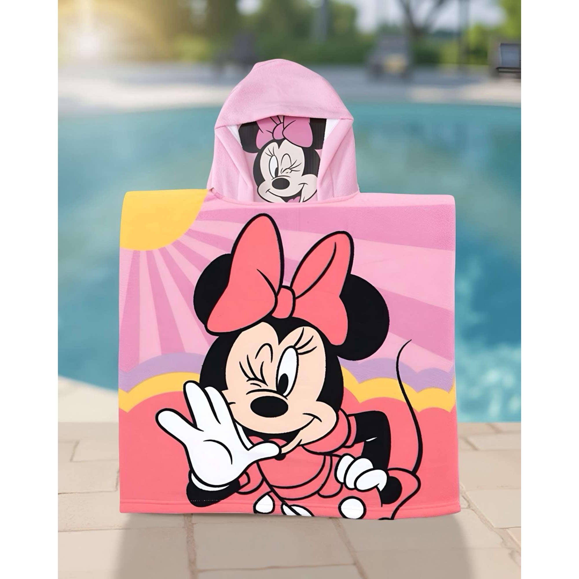 Mashini - Toalla Capucha Playa O Piscina Niño Niña Minie