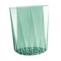 Magideal - Contenedor De Basura Transparente Resistente Para Hogar Cocina Baño Y Oficina Con Diseño Moderno Sin Tapa Fácil Limpieza Y Capacidad De 10 L Adecuado Verde