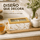 thumbnail image 4 of Caja Organizadora de Té Estilo Glam con Tapa de Vidrio, 4 of 8