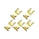 thumbnail image 4 of 5 Clips Metálicos Para Colgar Ropa, Para Colgar En Rieles O Tubos, Cestas De Estante, Color Dorado, 4 of 5