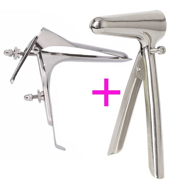Medical Stainless Steel Genital Vagina Anus Expansion Anal Plug Vaginal Speculum Mirror Anal Trainer BDSM Anal Insertion Sex Toy